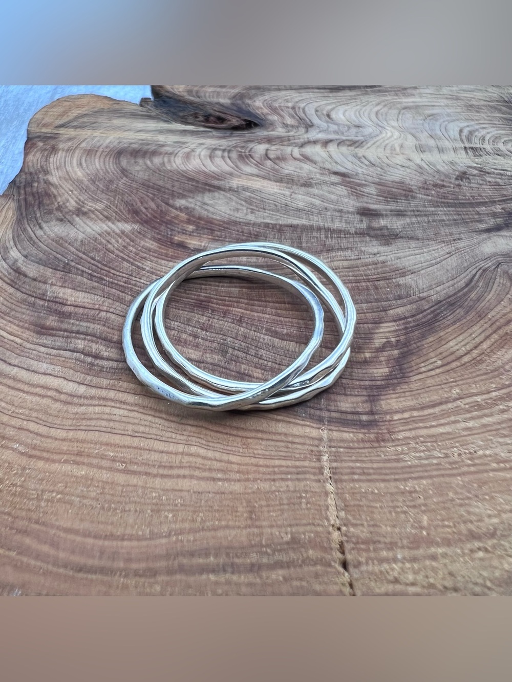 Sterling Silver Interlocking Puzzle Ring